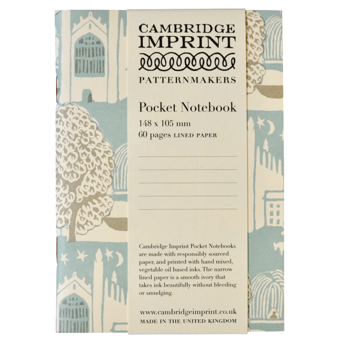 Cambridge Imprint - Pocket Notebook / Cambridge Summer (Heffers)