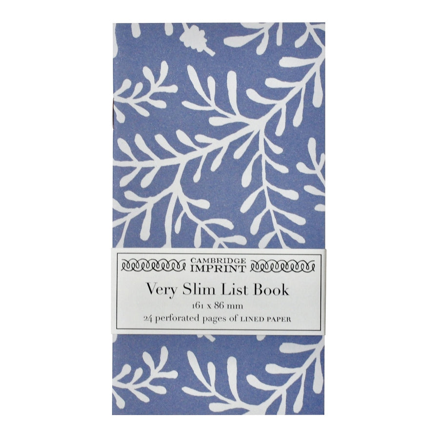 Cambridge Imprint - Very Slim List Book / Sprig Harebell