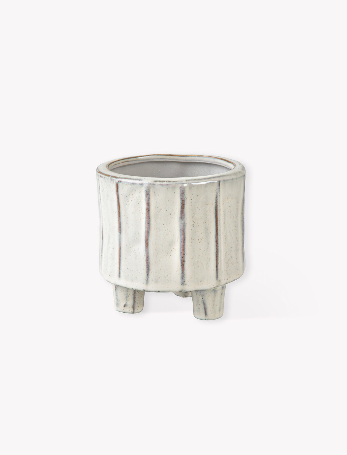 Garden Trading - Wheatley Pot on Feet / Stoneware Chalk