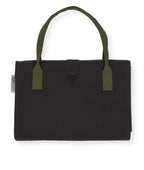 So Cosy Foldaway Picnic Blanket - Dark Walnut Waxed Cotton & Undyed Wool