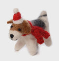 Amica - Fox Terrier with Hat & Scarf