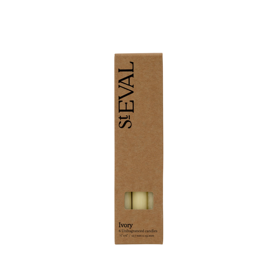 St. Eval - Kraft Box of 6 / Ivory Unscented