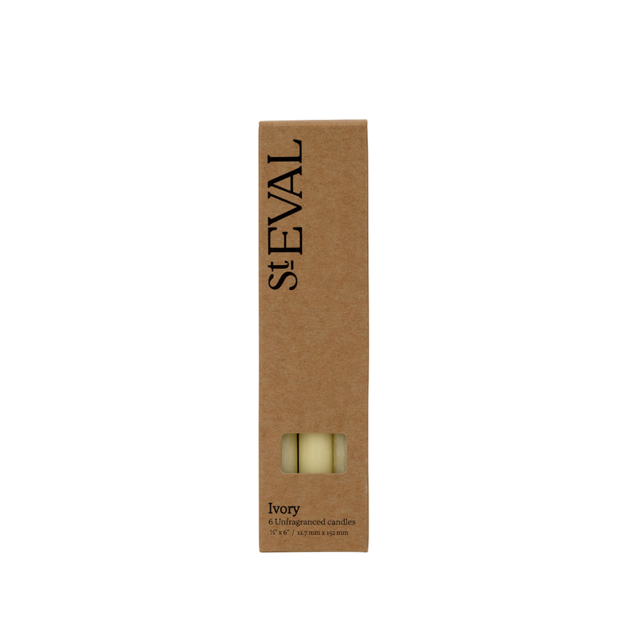 St. Eval - Kraft Box of 6 / Ivory Unscented