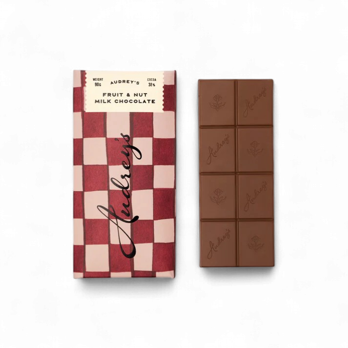 Audrey's Chocolates - Milk 38% Fruit & Nut Bar