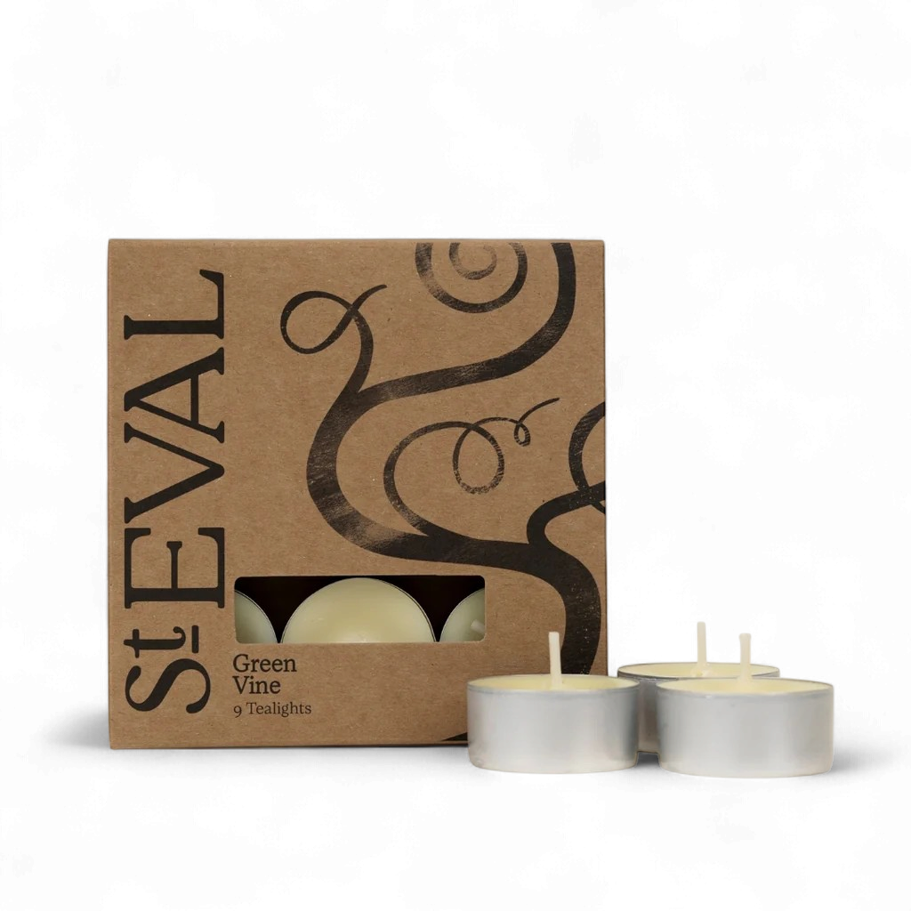 St Eval - Tealight 9 Pack / Green Vine