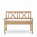 Pacific - Cambridge Light Teak Outdoor 2 Seater Bench