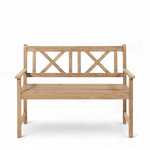Pacific - Cambridge Light Teak Outdoor 2 Seater Bench