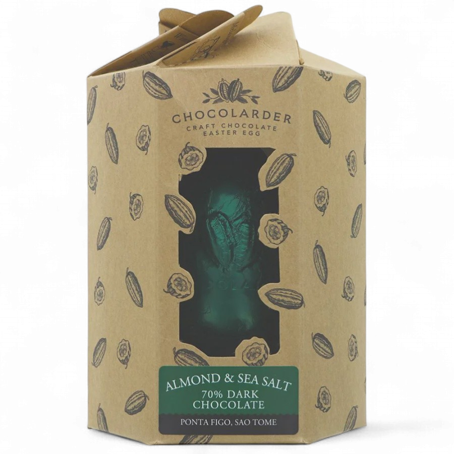 Chocolarder - Craft Chocolate Easter Egg 70% Almond & Sea Salt