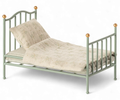 Maileg - Vintage Single Bed, Mouse - Mint