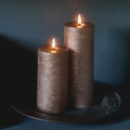 Lightstyle London - LED Flame Metallic Candles (Dark Champagne)