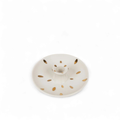 St Eval - Gold Brushmarks, 1/2" Candle Holder