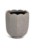 Garden Trading - Lidstone Scallop Plant Pot 21.5cm / Dark Grey