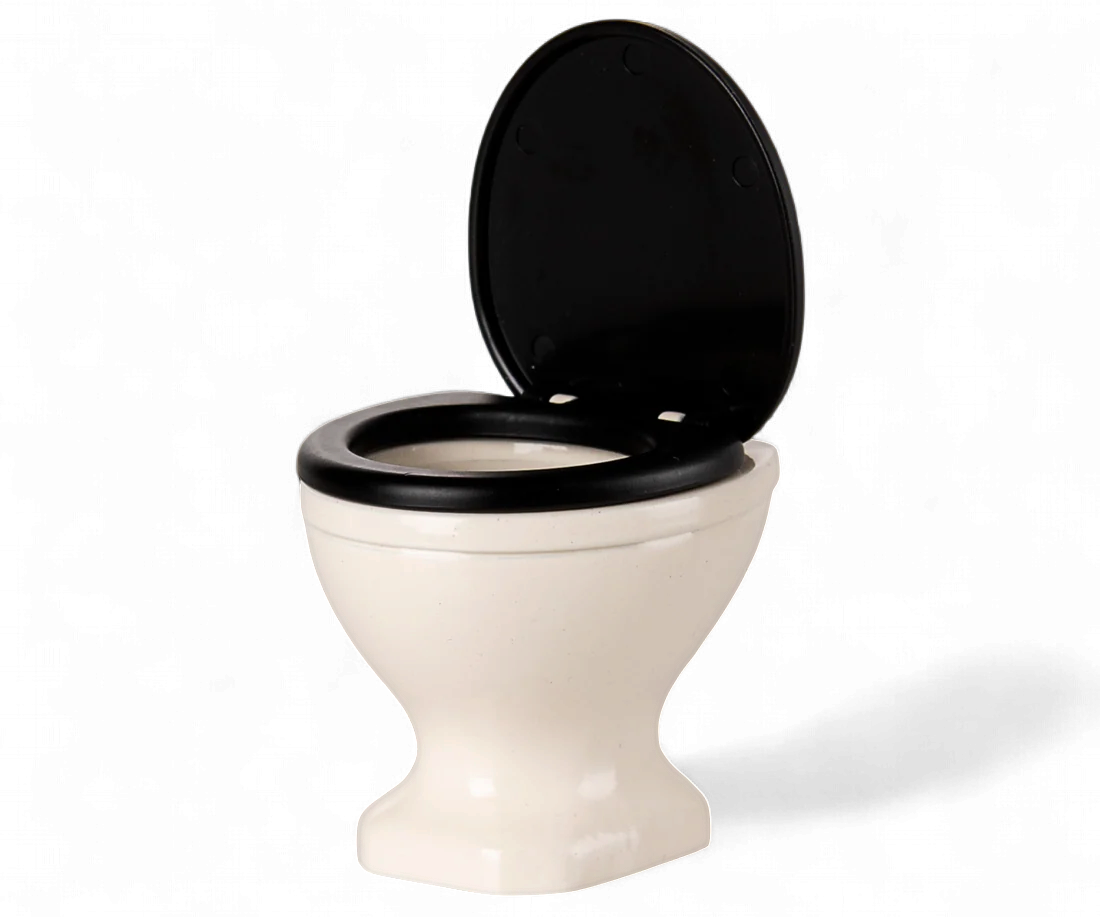 Maileg - Water Closet, Mouse - Off White