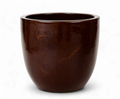The Pot Company - Glazed Ceramic Egg Pot "Brown" 370 x 350mm