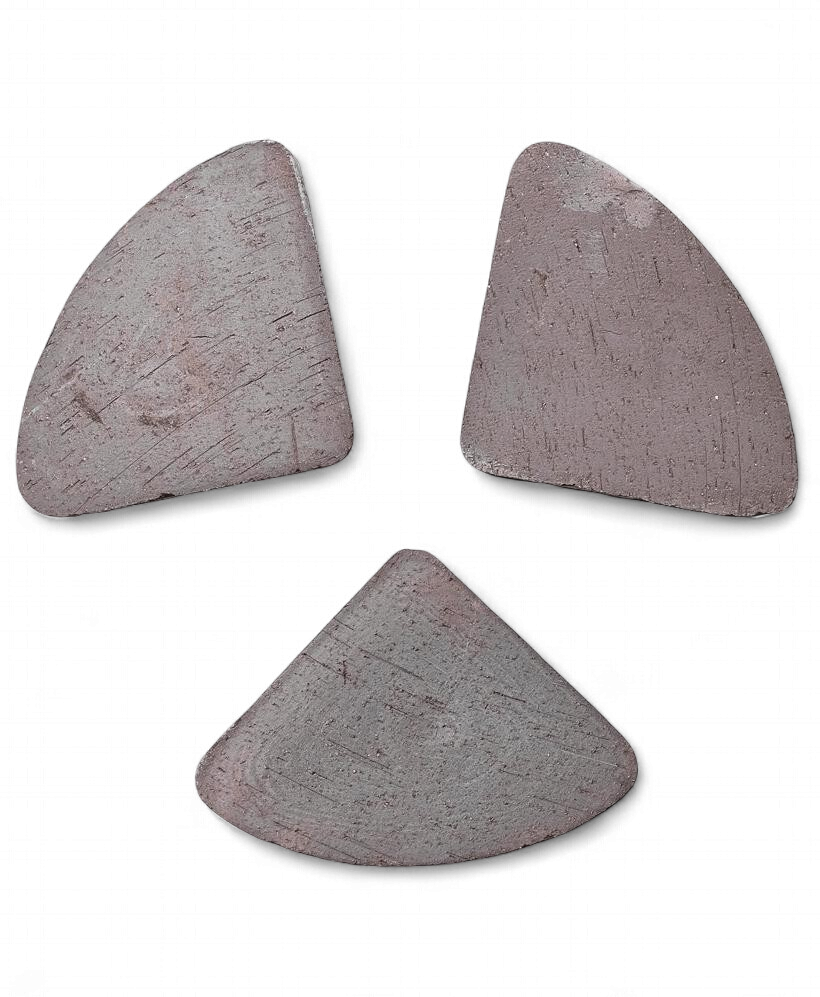 Bergs Potter - Set of 3 Triangle Pot Feet / Grey