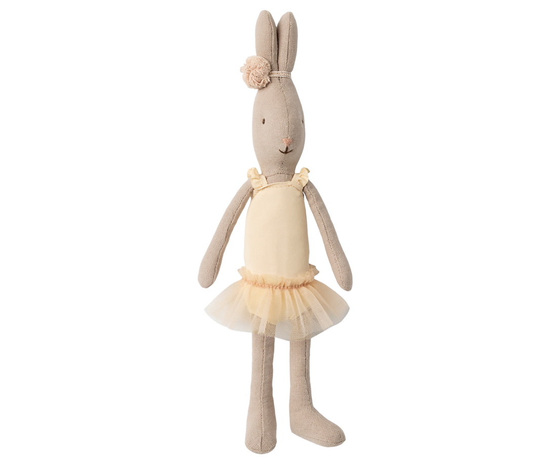 Maileg - Rabbit, Size 1 - Classic - Ballet Suit and Skirt Cream