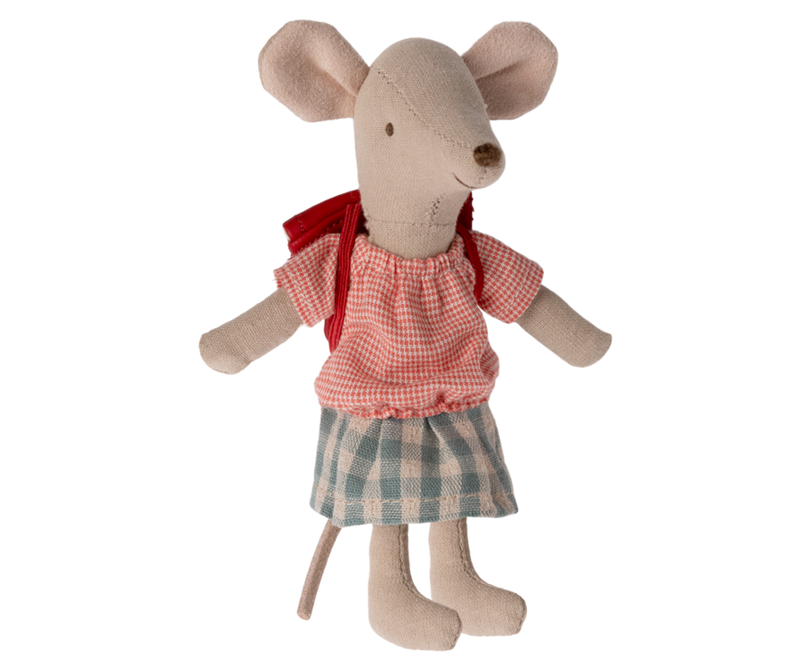 Maileg - Tricycle Mouse, Big Sister / Red