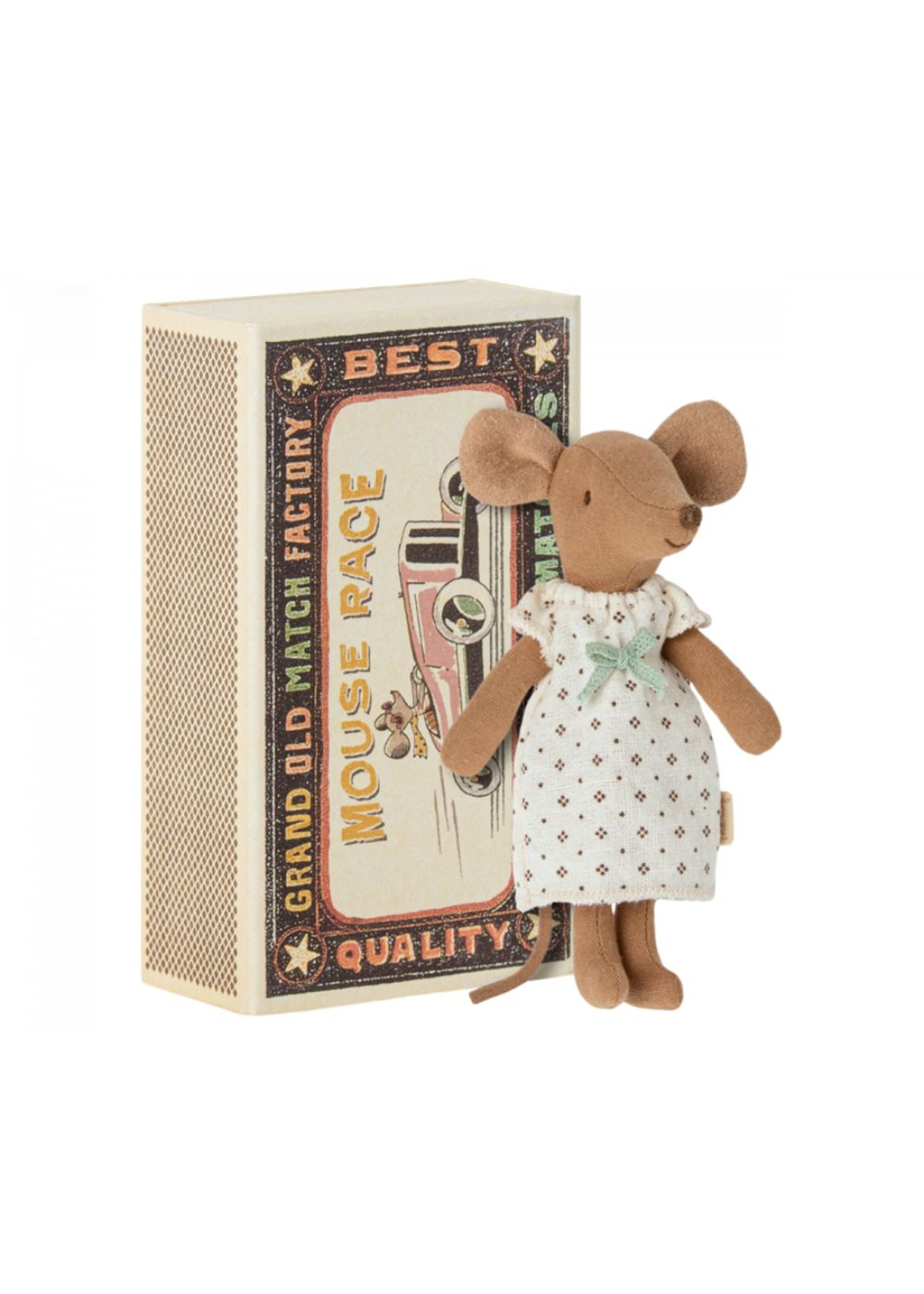 Maileg - Big Sister Mouse in Matchbox