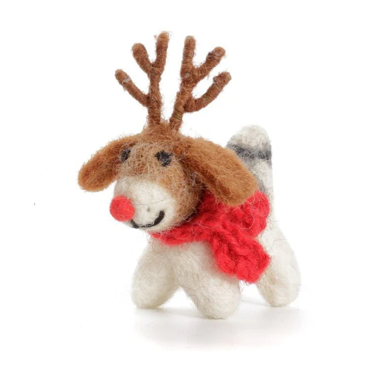 Amica- Mini Fox Terrier with Antlers