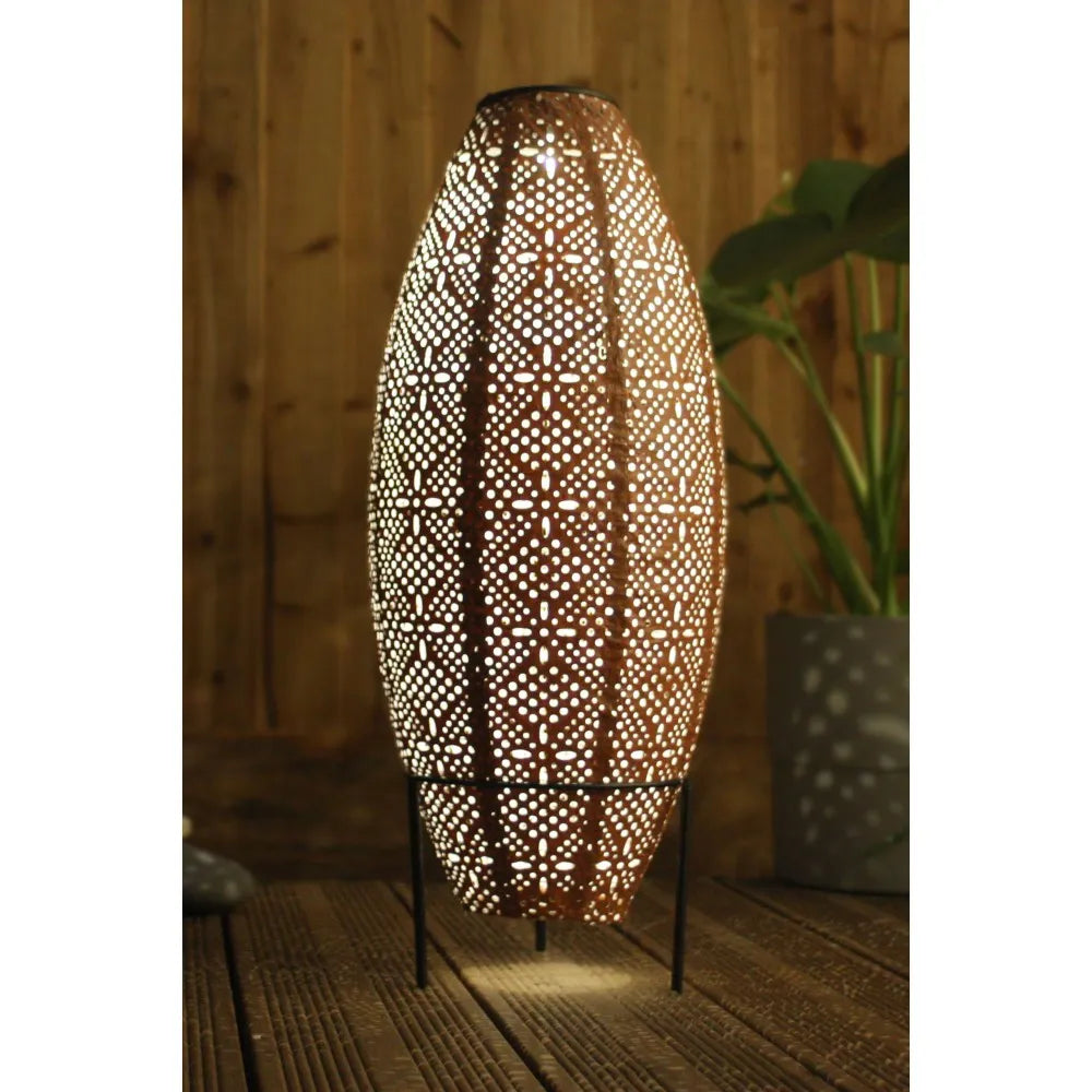 Lightstyle London  - Solar Lantern - Brown Oval