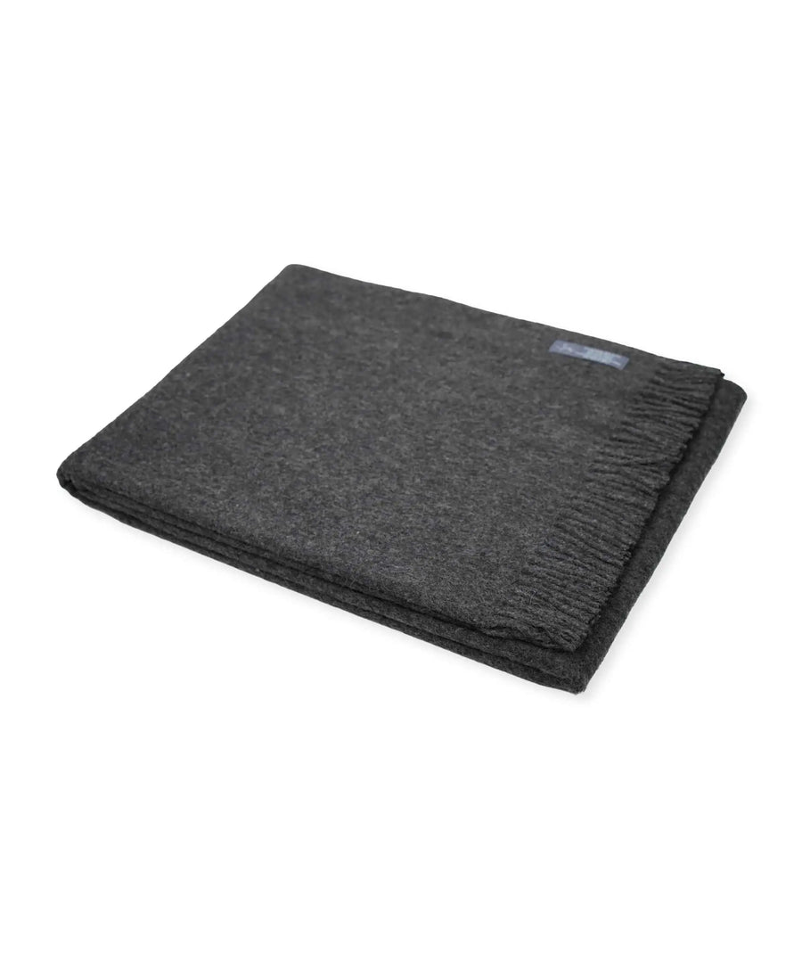 So Cosy- Pisco Recycled Fibre Blanket/ Charcoal Grey