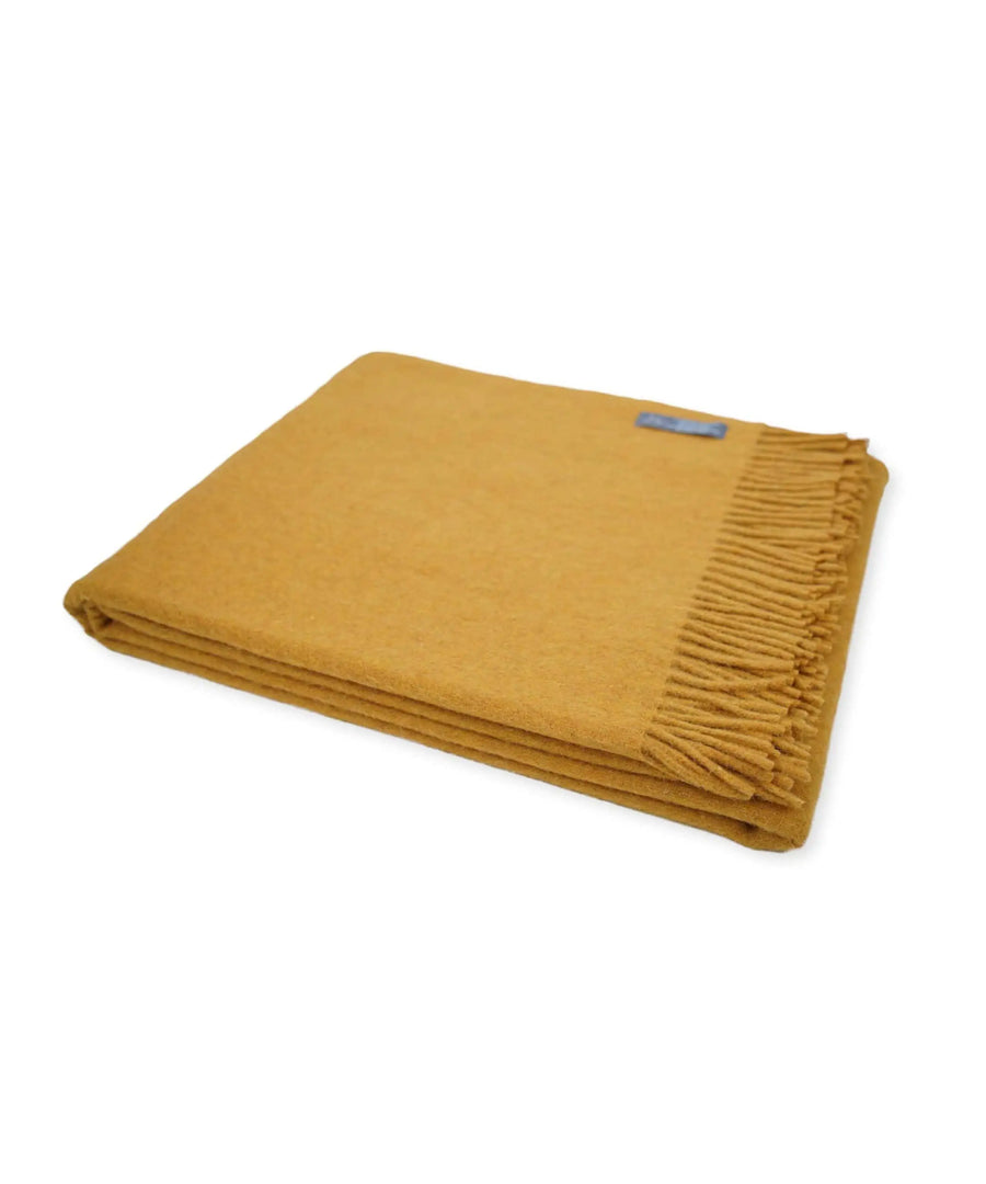 So Cosy- Pisco Recycled Fibre Blanket/ Honey Gold