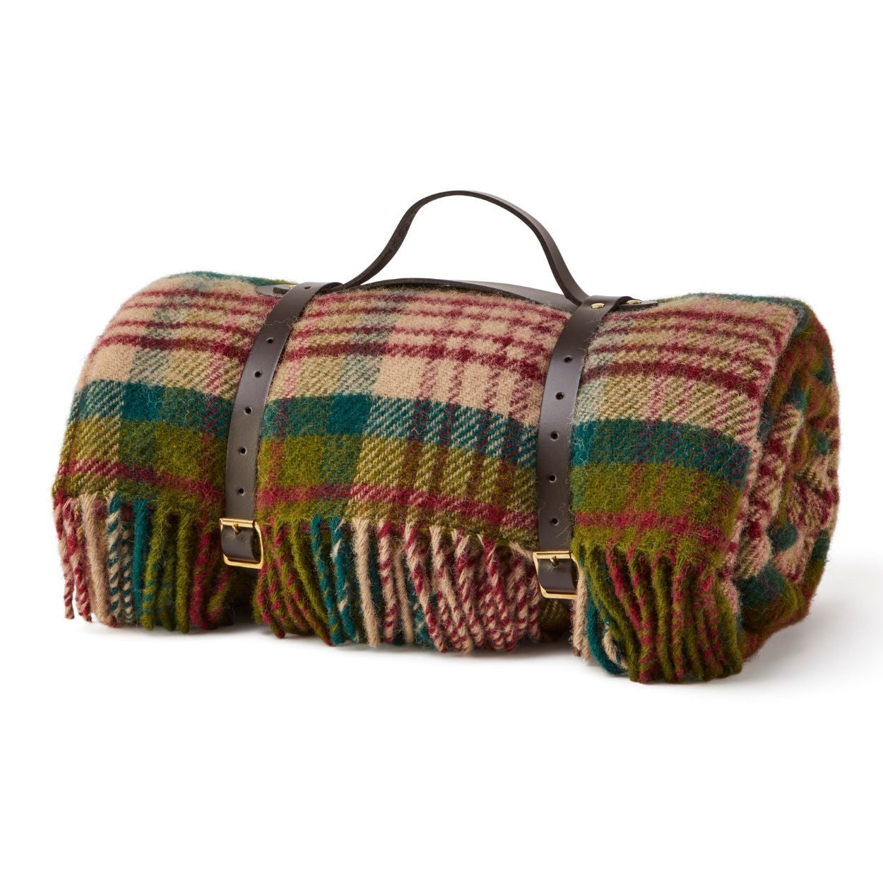 Tweedmill Textiles - Polo Picnic Rug / Thistleberry Wine
