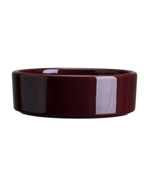 Bergs Potter - Hoff Glazed Burgundy - 14cm Dia Pot