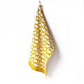Cambridge Imprint- Tea Towel/Ducks & Rabbits- Acid Yellow