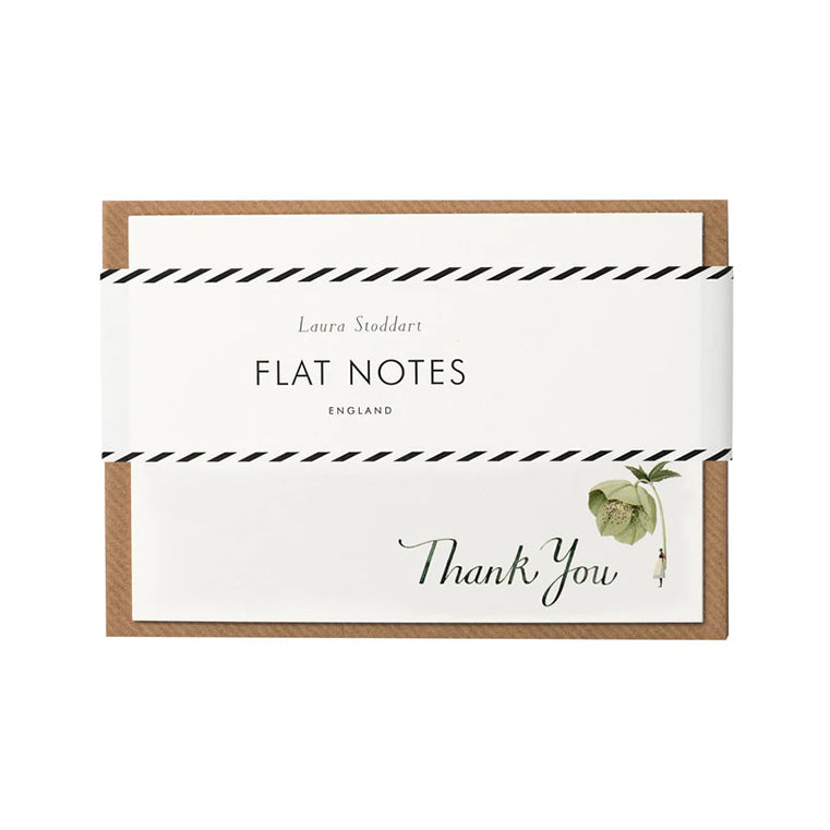 Laura Stoddart - Flat Notes Thank You Green Hellebore