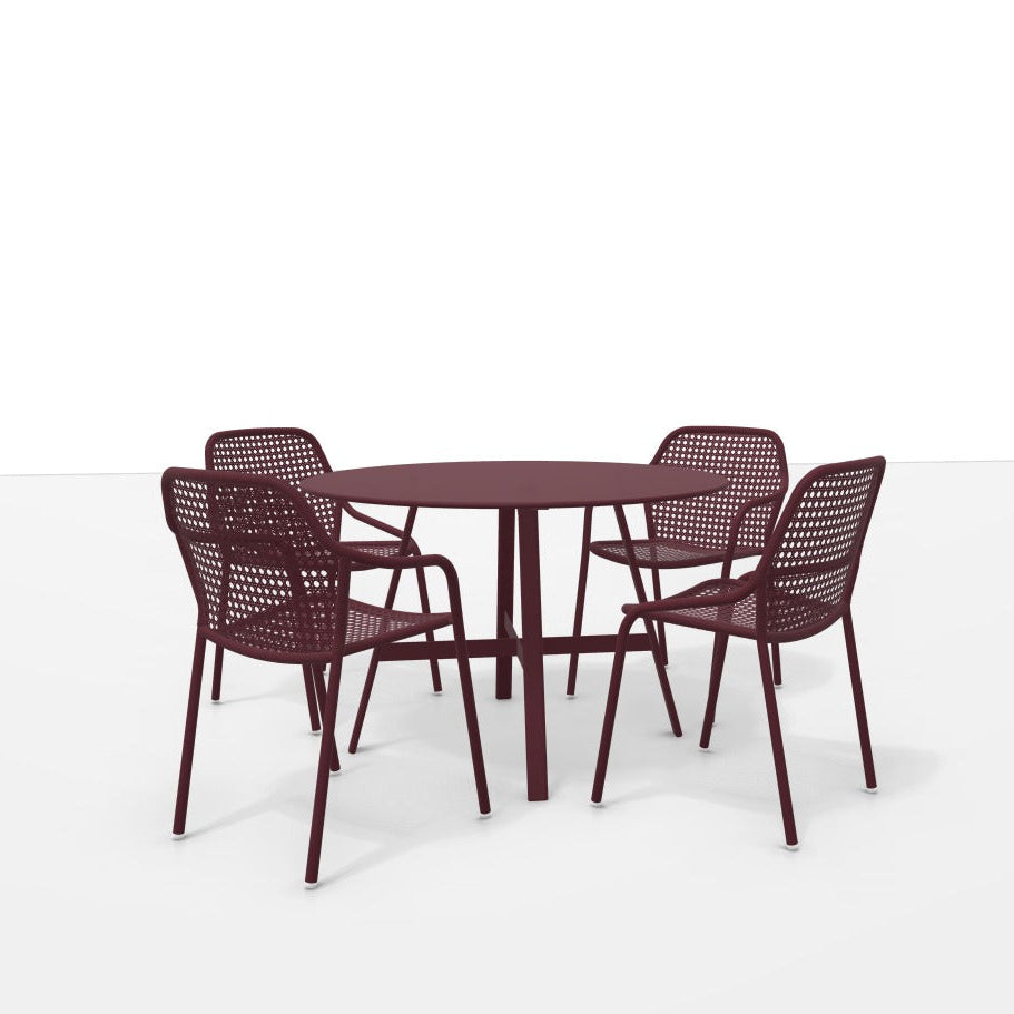 Fermob - So'o Table & Croisette Chair Set