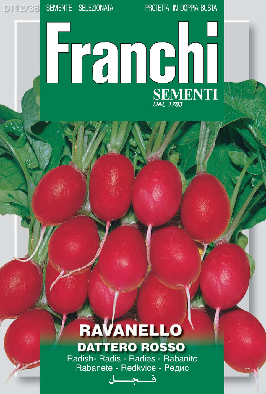 Franchi Radish 'Dattero Rosso' Seeds