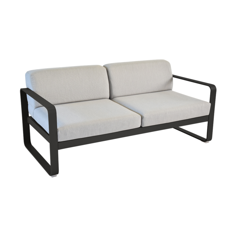 Bellevie 2 Seater Sofa - Flannel Grey Cushions