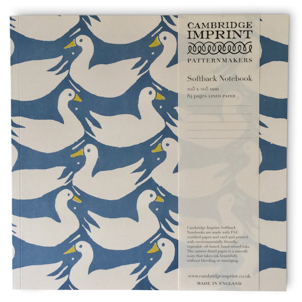 Cambridge Imprint Square Notebook with Lined Paper in Ducks & Rabbits