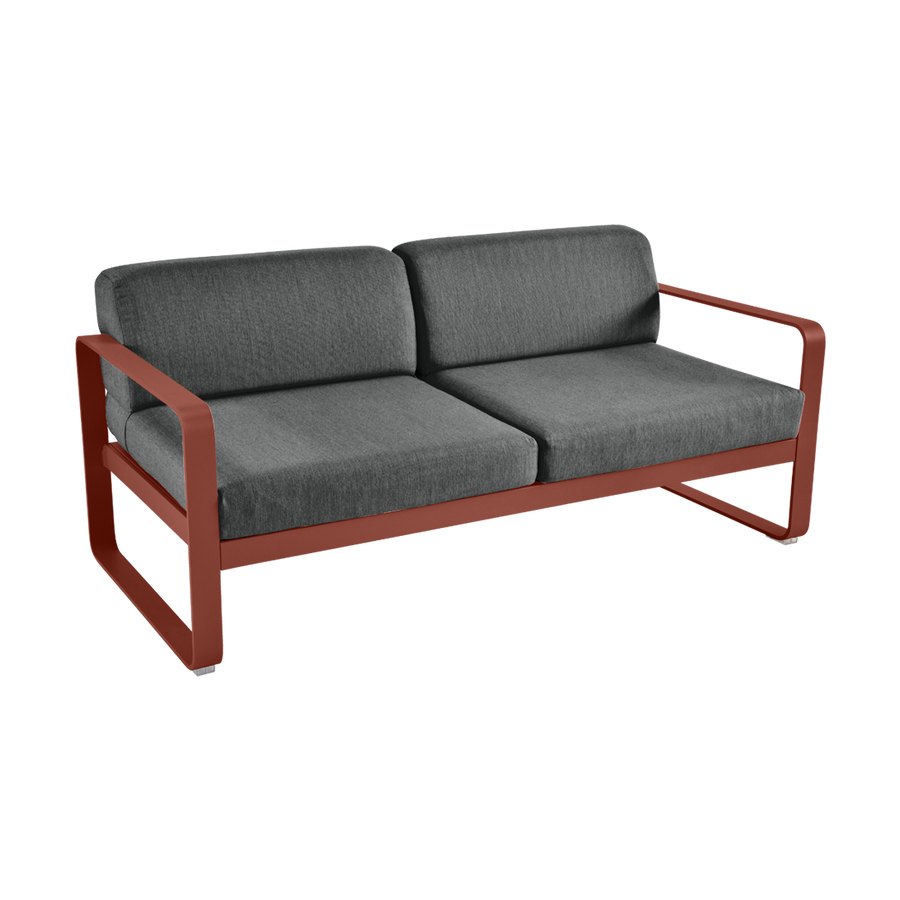 Bellevie 2 Seater Sofa - Graphite Grey Cushions