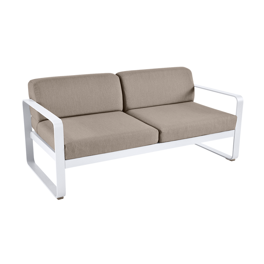 Bellevie 2 Seater Sofa - Grey Taupe Cushions