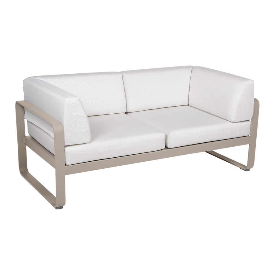 Bellevie 2 Seater Club Sofa - Off White Cushions