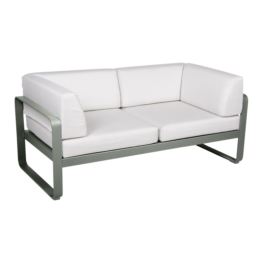 Bellevie 2 Seater Club Sofa - Off White Cushions