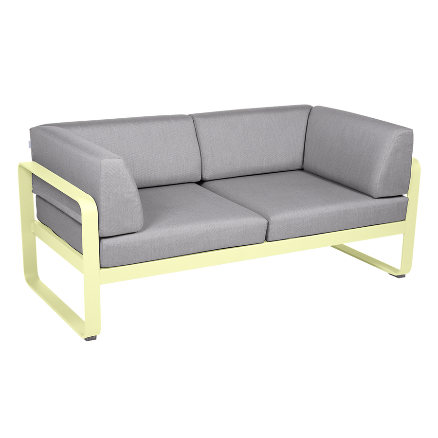 Bellevie 2 Seater Club Sofa - Flannel Grey Cushions