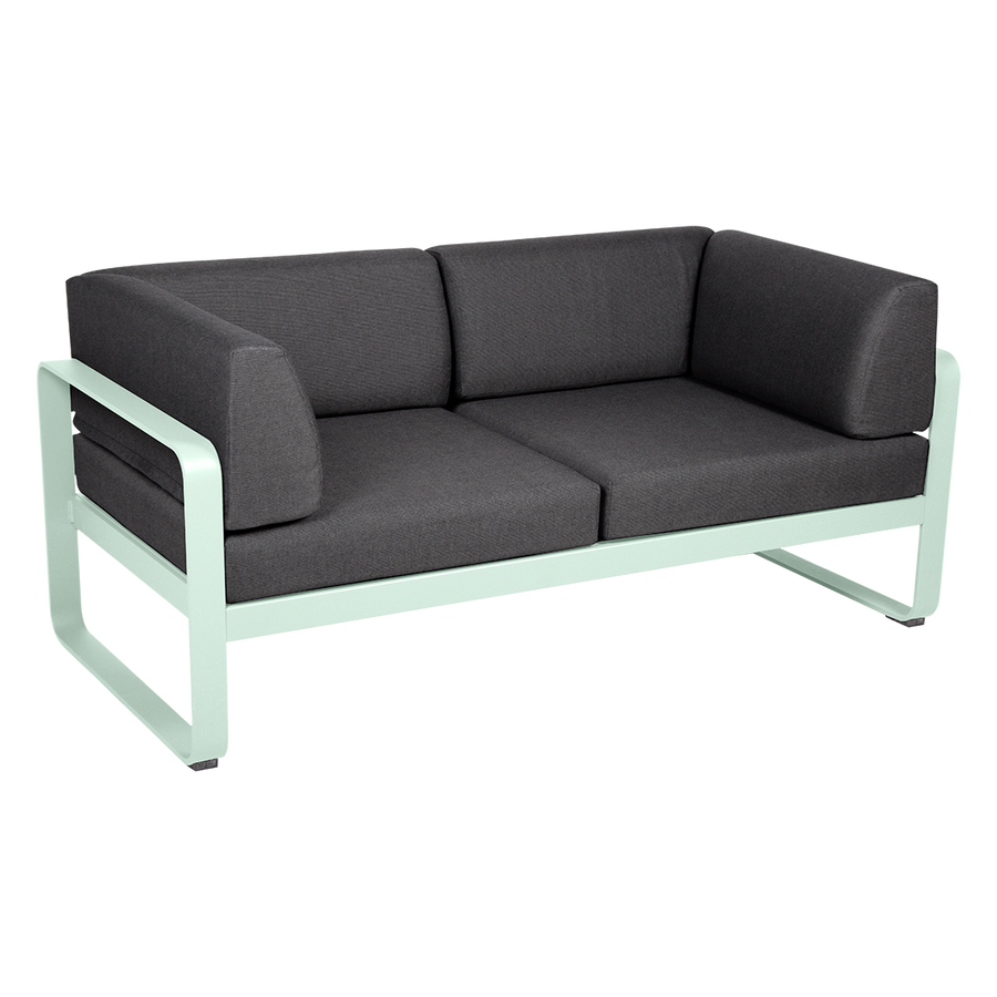 Bellevie 2 Seater Club Sofa - Graphite Grey Cushions