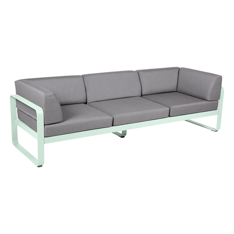 Bellevie 3 Seater Club Sofa - Flannel Grey Cushions