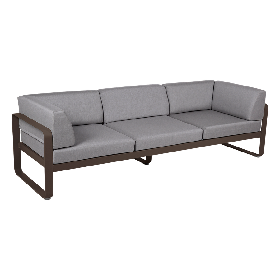 Bellevie 3 Seater Club Sofa - Flannel Grey Cushions