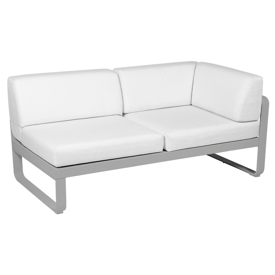 Bellevie 2 Seater Right Corner Module - Off White Cushions