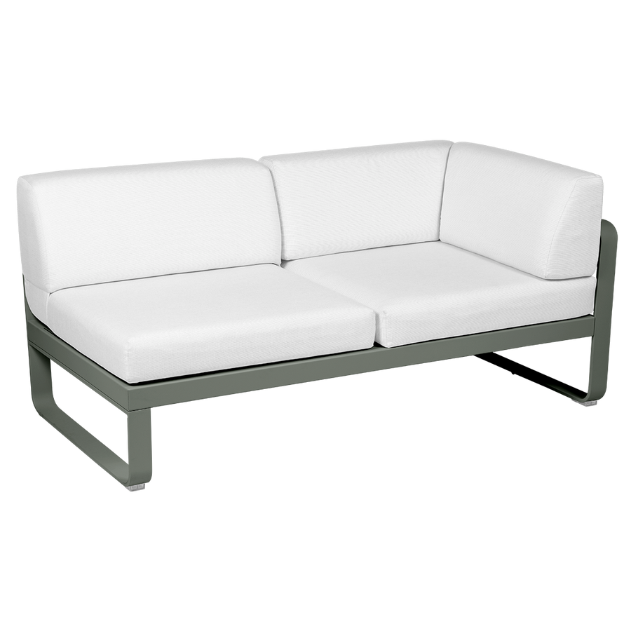 Bellevie 2 Seater Right Corner Module - Off White Cushions