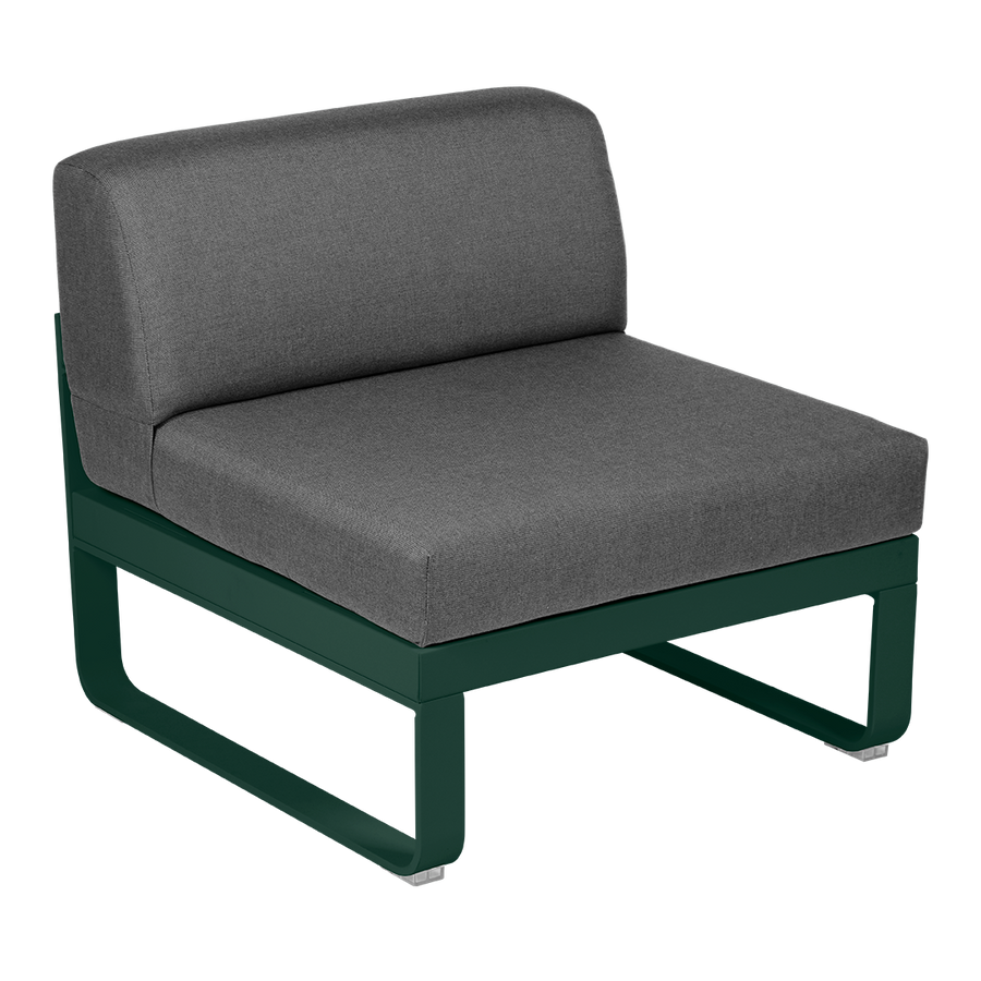 Bellevie 1 Seater Central Module - Graphite Grey Cushions