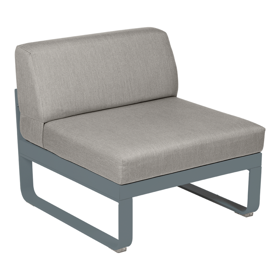 Bellevie 1 Seater Central Module - Grey Taupe Cushions