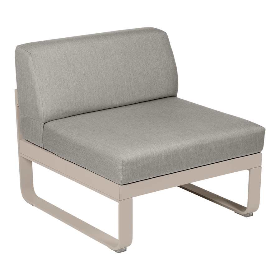Bellevie 1 Seater Central Module - Grey Taupe Cushions
