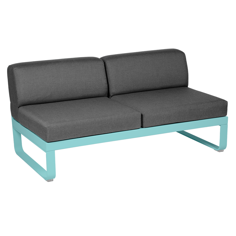 Bellevie 2 Seater Central Module - Graphite Grey Cushions