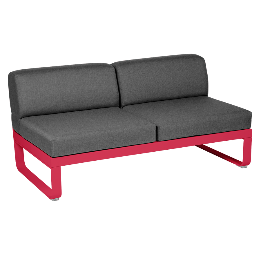 Bellevie 2 Seater Central Module - Graphite Grey Cushions