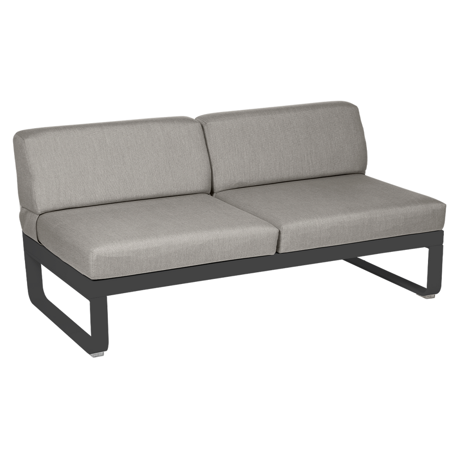 Bellevie 2 Seater Central Module - Grey Taupe Cushions
